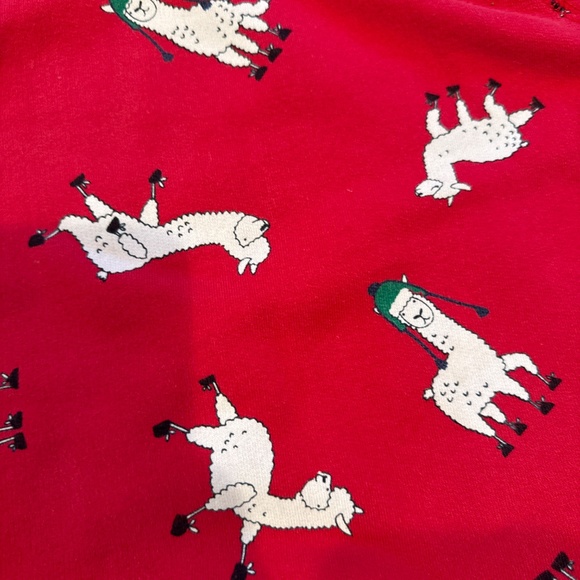 Hanna Andersson Red Llama Sweater - Picture 2 of 5